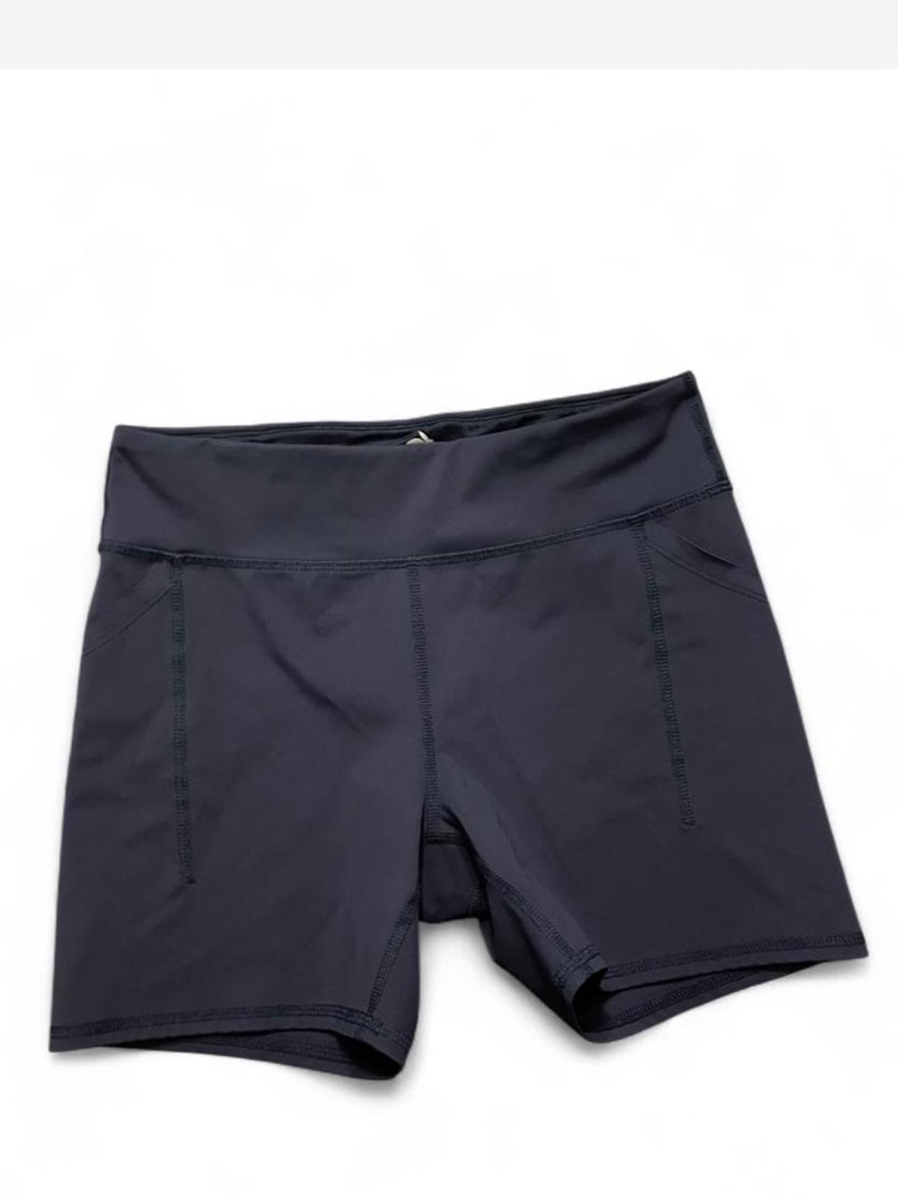 Rabbit running navy blue biker shorts 4 inch